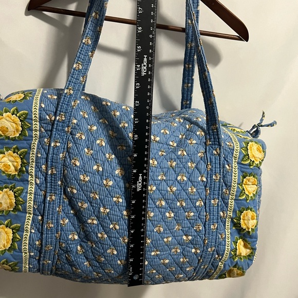 Vintage Vera Bradley Blue Floral Quilted Women's Bag - Picture 11 of 12
